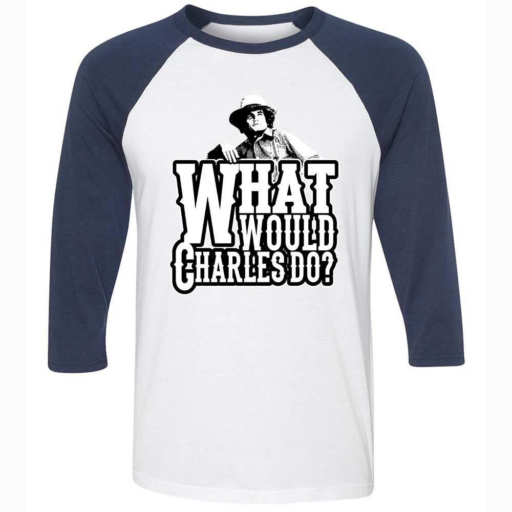 What Would Charles Do? - White/Navy - 8