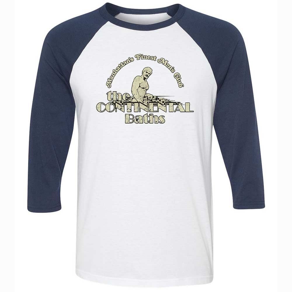 The Continental Baths - White/Navy - 8