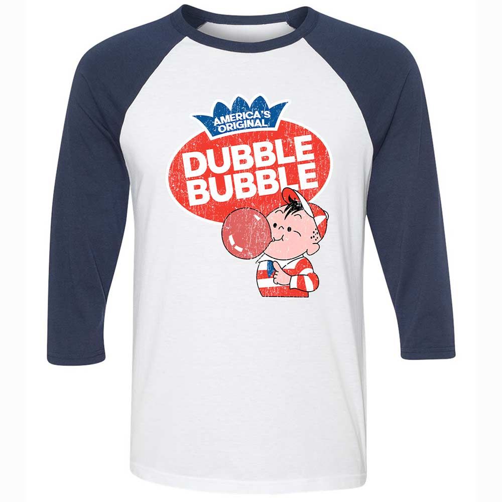 Unisex 3/4 Baseball Tee - 7KC9712Q - White/Navy - 8