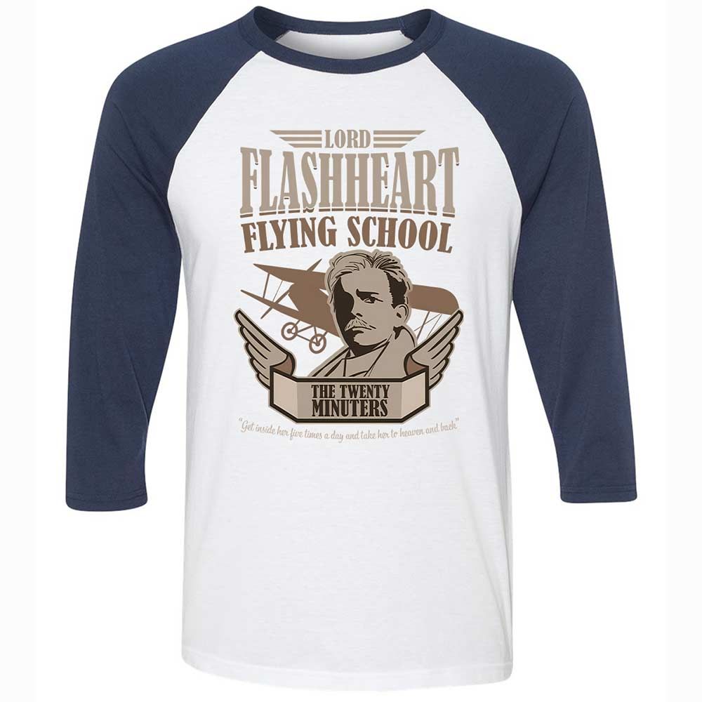 Unisex 3/4 Baseball Tee - UHJET5JP - White/Navy - 8
