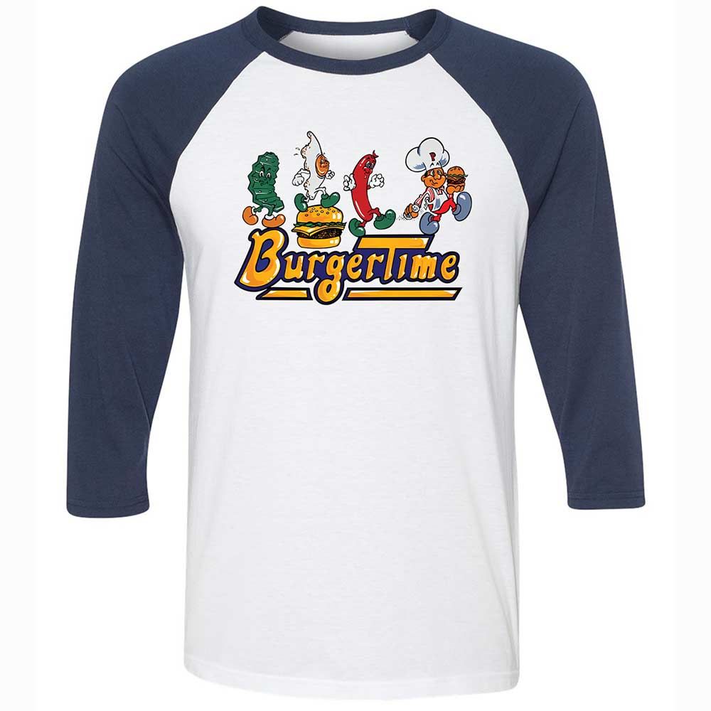 BurgerTime - White/Navy - 8