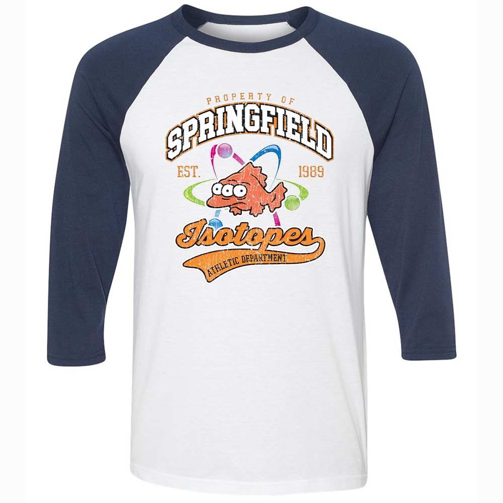 Unisex 3/4 Baseball Tee - ZNKS8NBY - White/Navy - 8