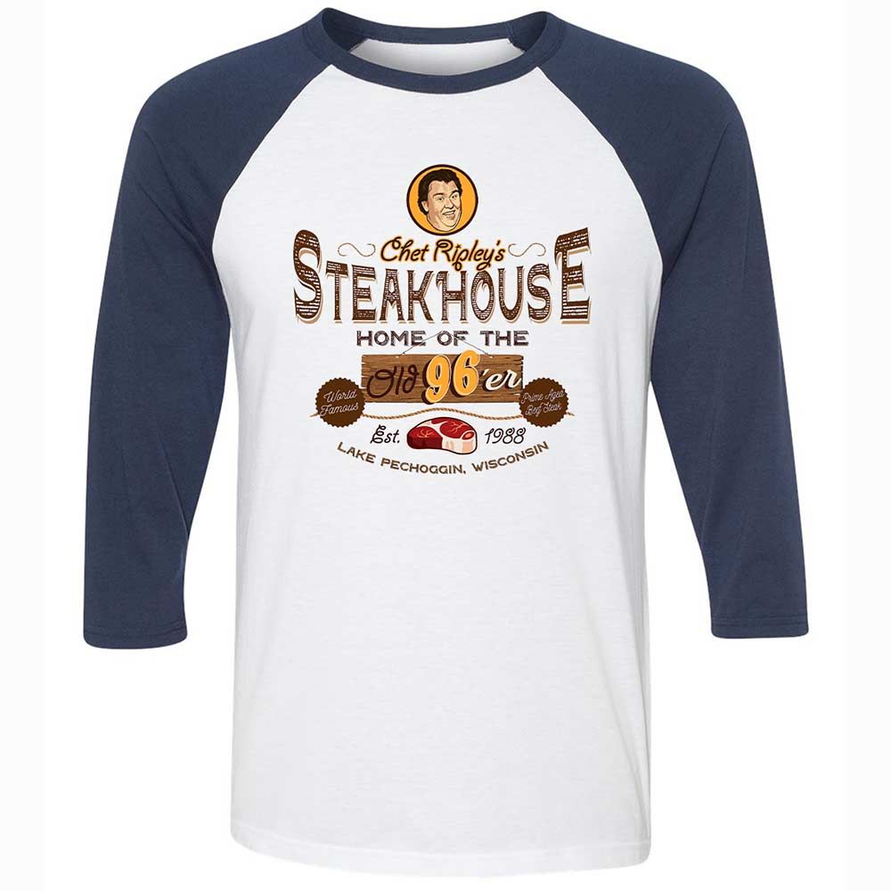 Unisex 3/4 Baseball Tee - 18MFWTJE - White/Navy - 8