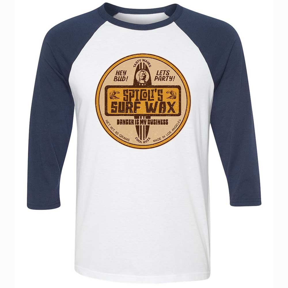 Unisex 3/4 Baseball Tee - Q3DE6R3Z - White/Navy - 8