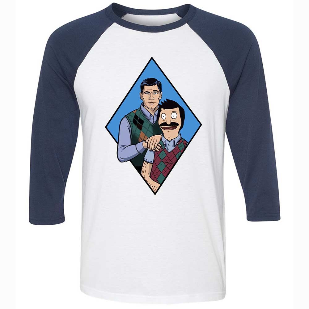 Step Brothers - White/Navy - 8
