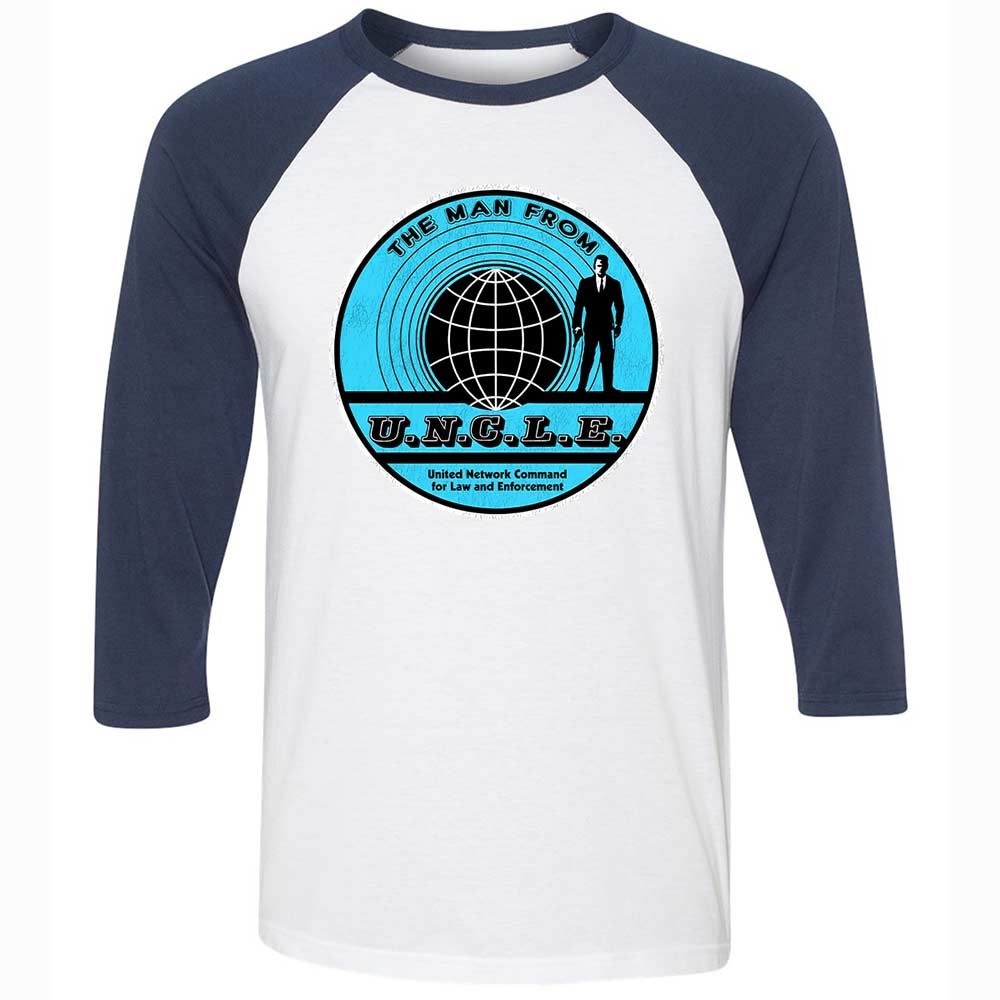 Unisex 3/4 Baseball Tee - S6VGQ1M2 - White/Navy - 8