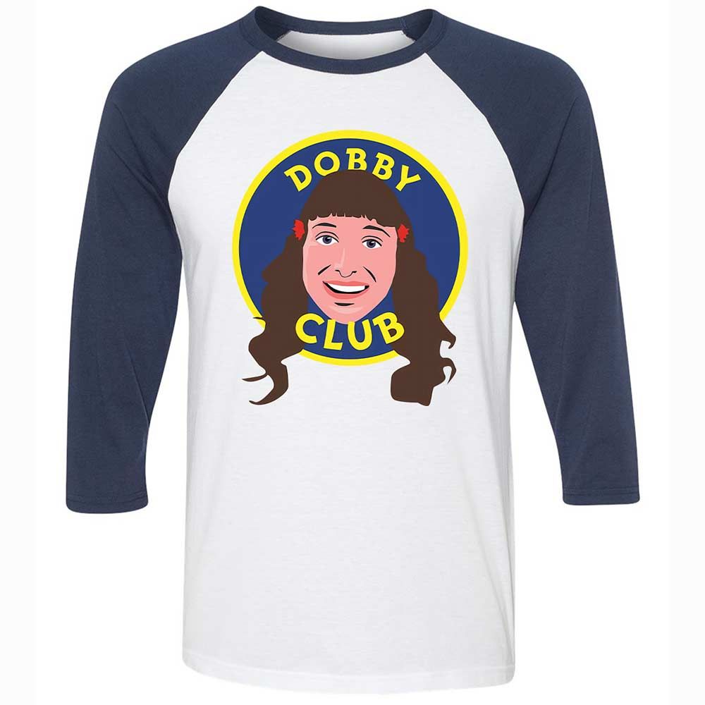 Unisex 3/4 Baseball Tee - D7WKA29V - White/Navy - 8