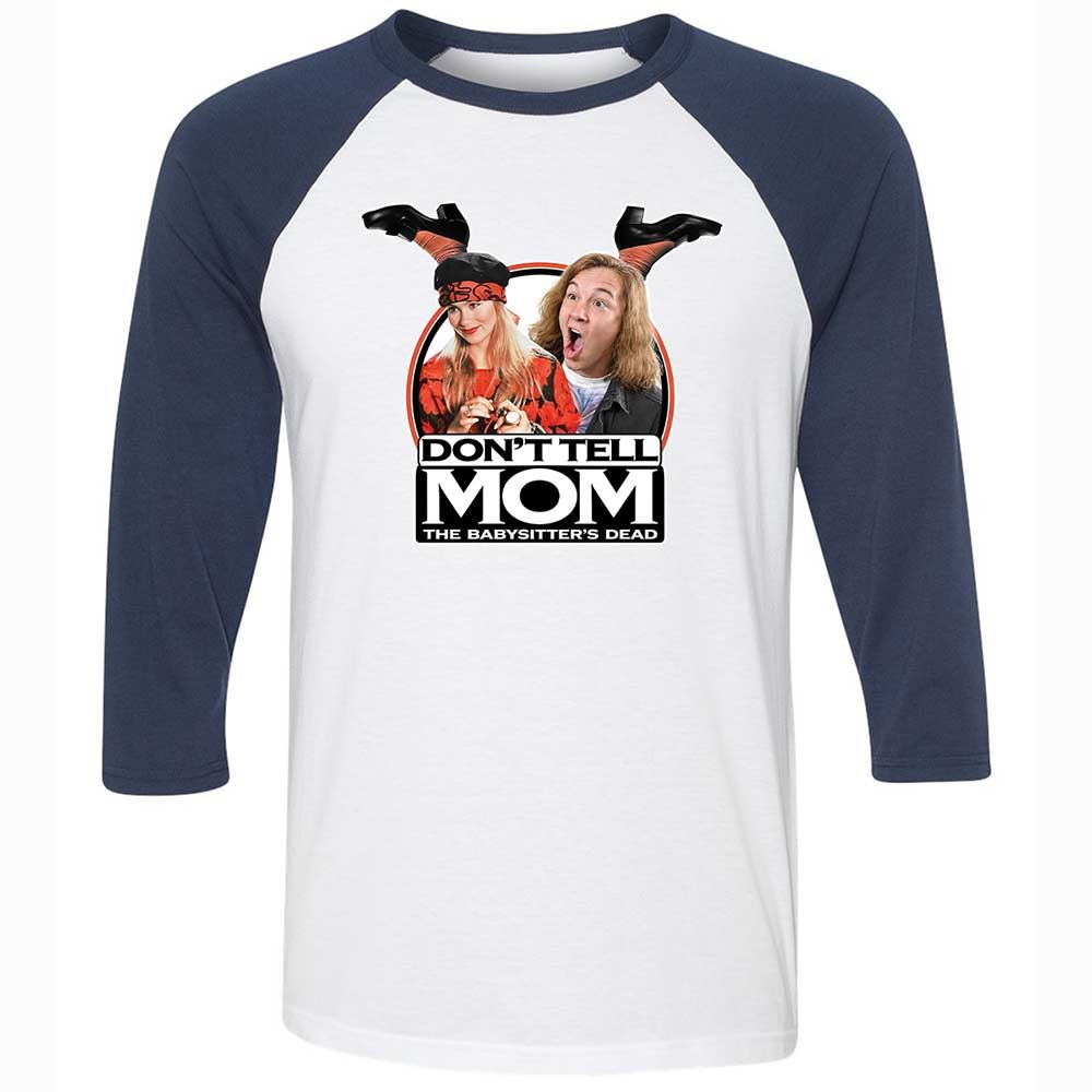 Unisex 3/4 Baseball Tee - MFTC3P26 - White/Navy - 8