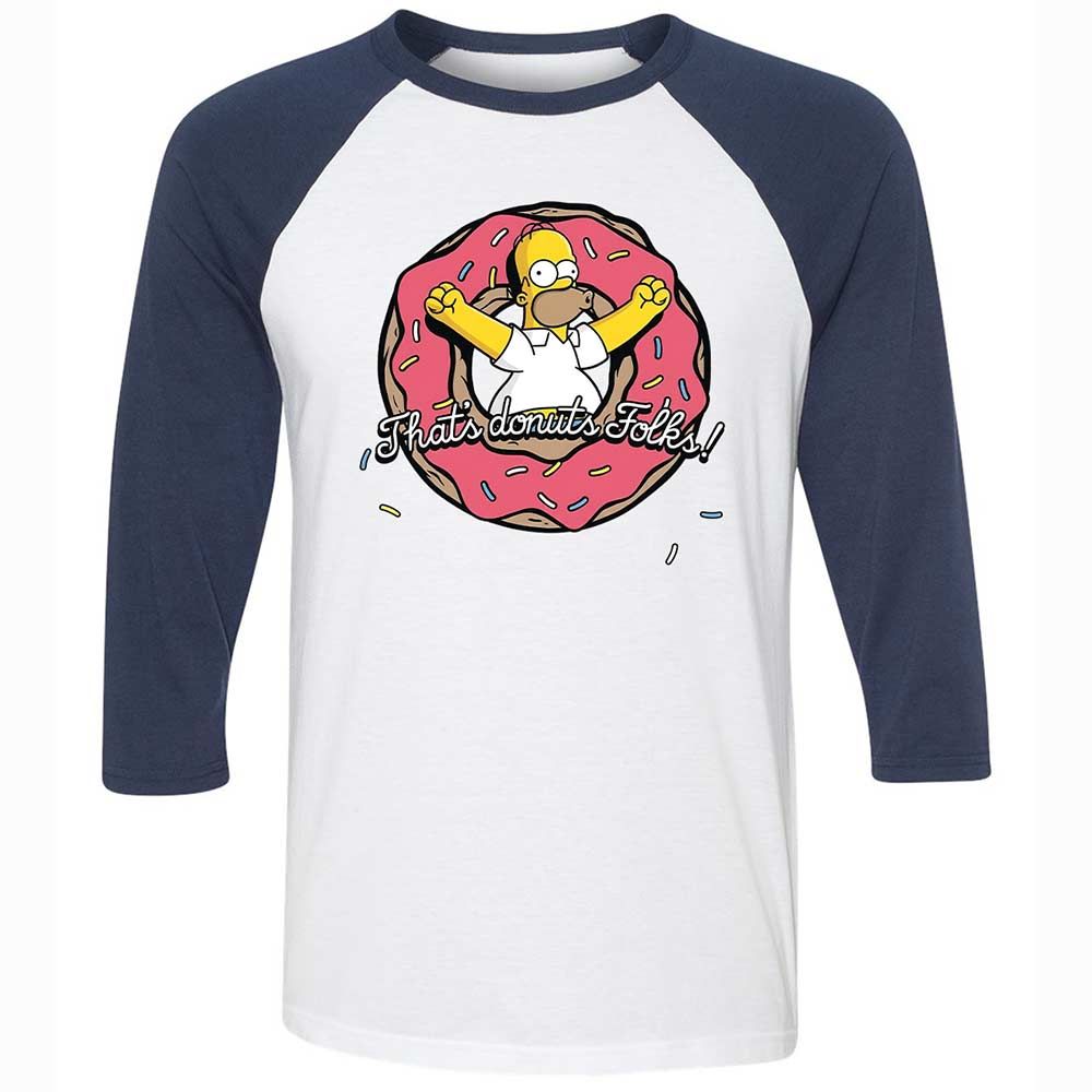 Unisex 3/4 Baseball Tee - 8XHB3RK2 - White/Navy - 8