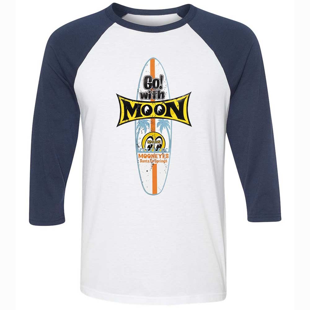 Unisex 3/4 Baseball Tee - R8AHKXFU - White/Navy - 8