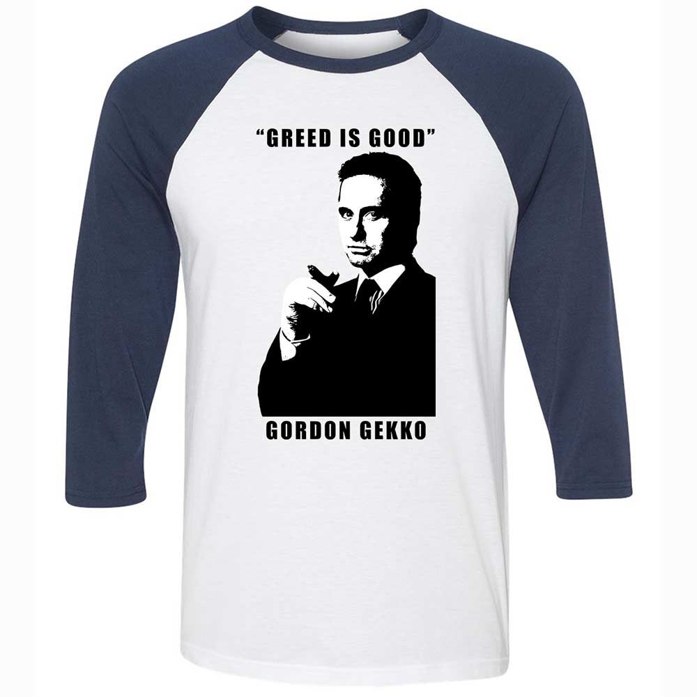 Greed is good - White/Navy - 8