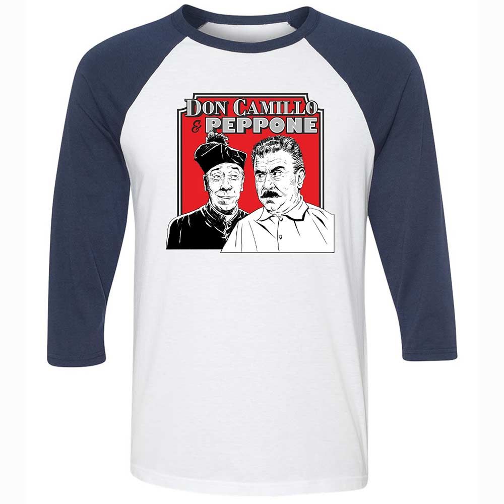 Unisex 3/4 Baseball Tee - QEGH2Y3D - White/Navy - 8