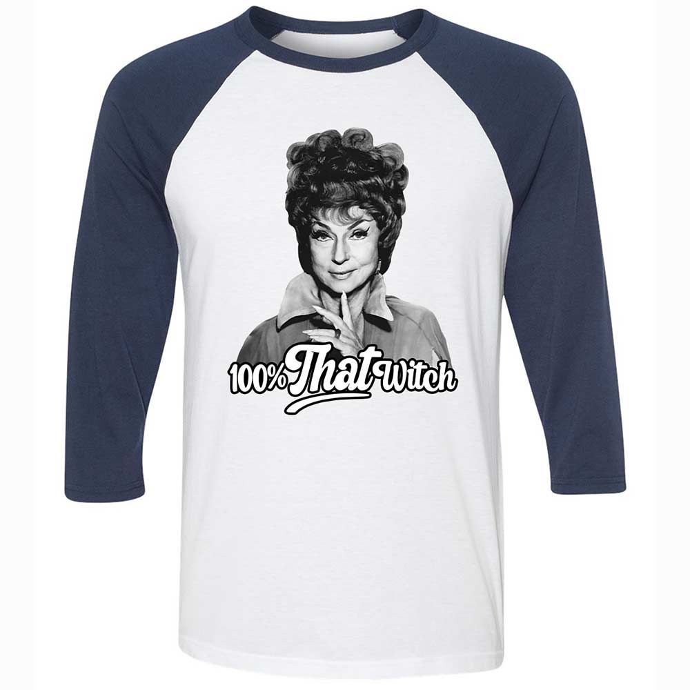 Unisex 3/4 Baseball Tee - 12CLRZ5X - White/Navy - 8