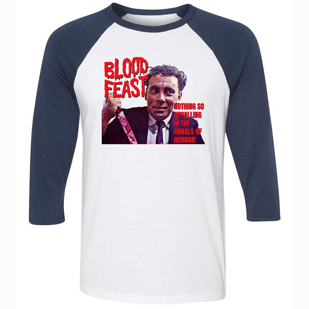 Blood Feast - White/Navy - 8