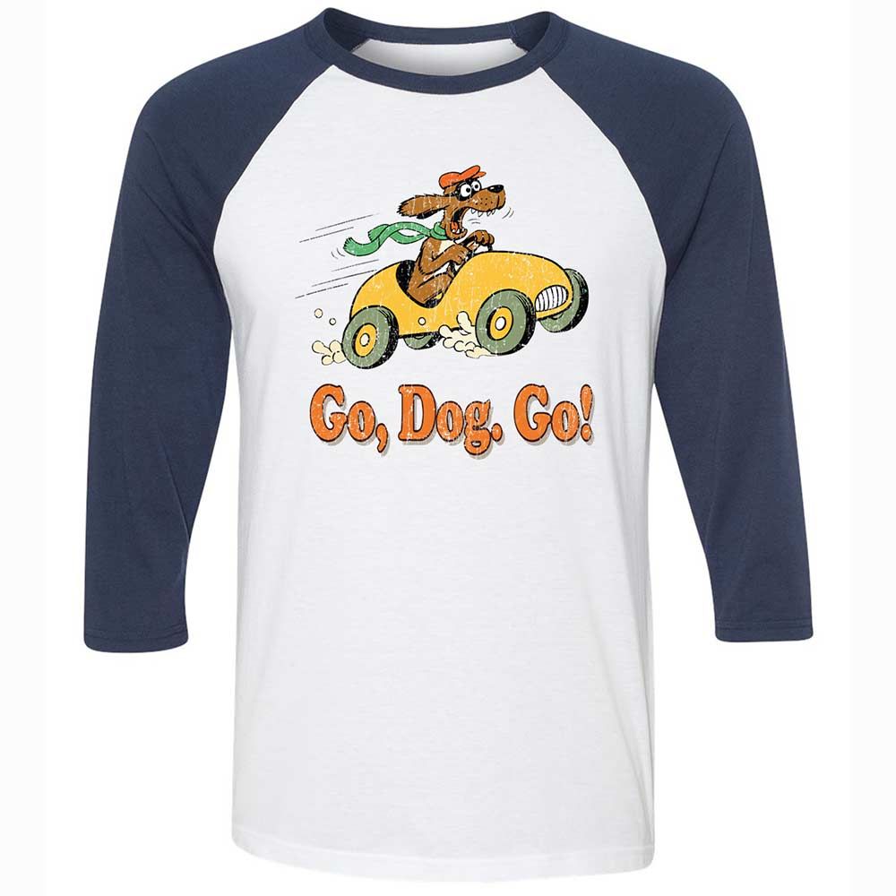 Unisex 3/4 Baseball Tee - L848D3ZR - White/Navy - 8