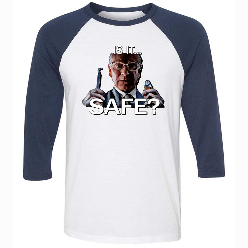 Unisex 3/4 Baseball Tee - 9VJ7WWRM - White/Navy - 8