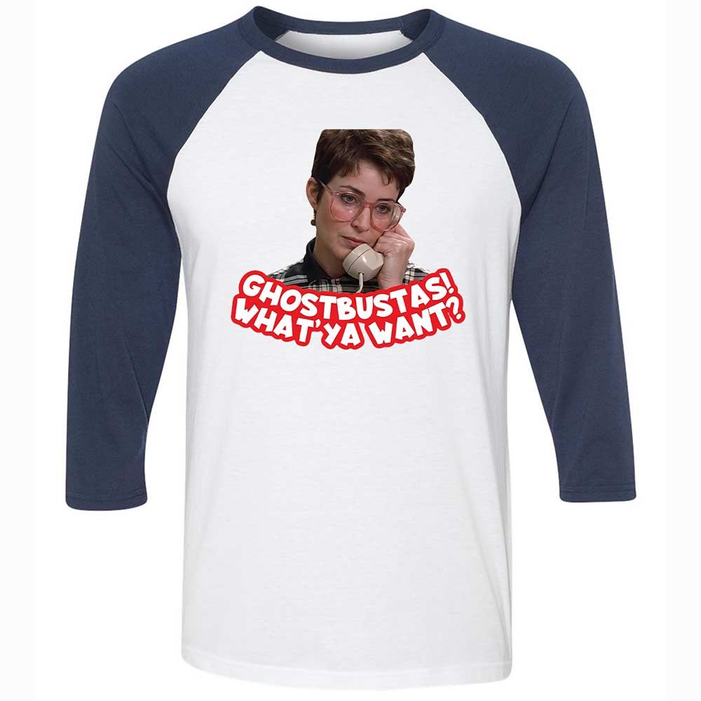 Unisex 3/4 Baseball Tee - GY5ZHZWZ - White/Navy - 8