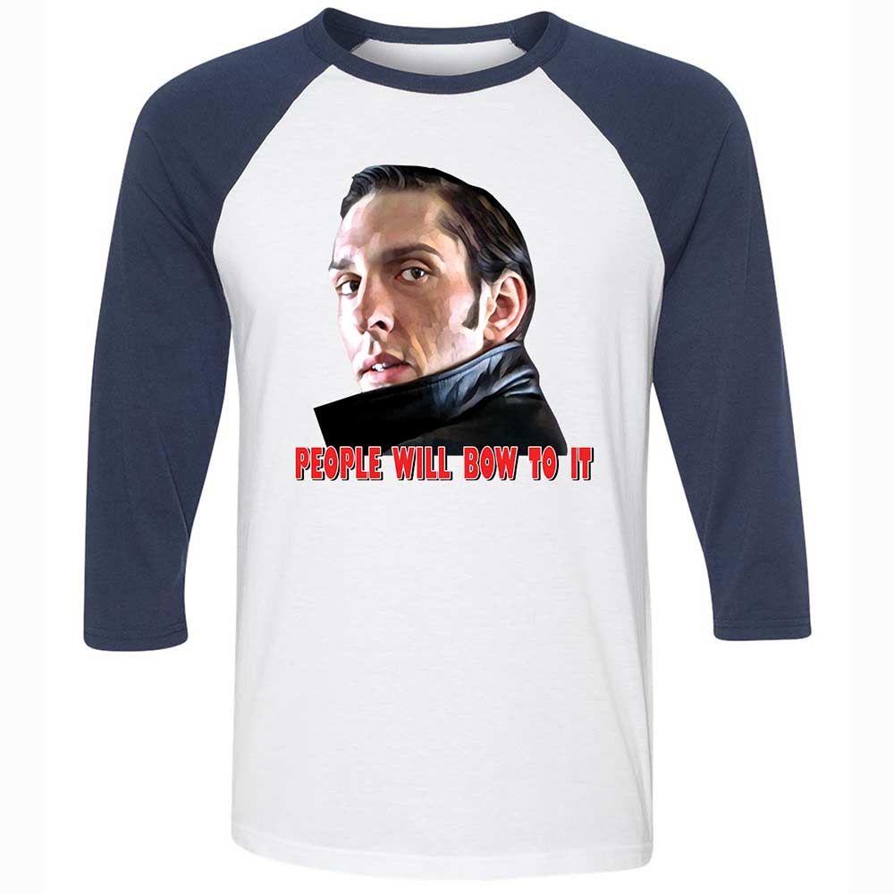 Unisex 3/4 Baseball Tee - Z7HT3U2H - White/Navy - 8