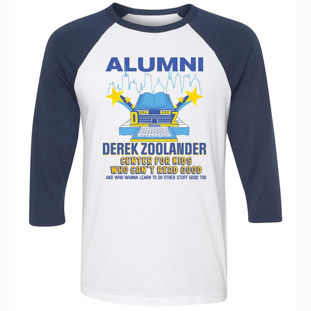 Unisex 3/4 Baseball Tee - 35T39PJK - White/Navy - 8