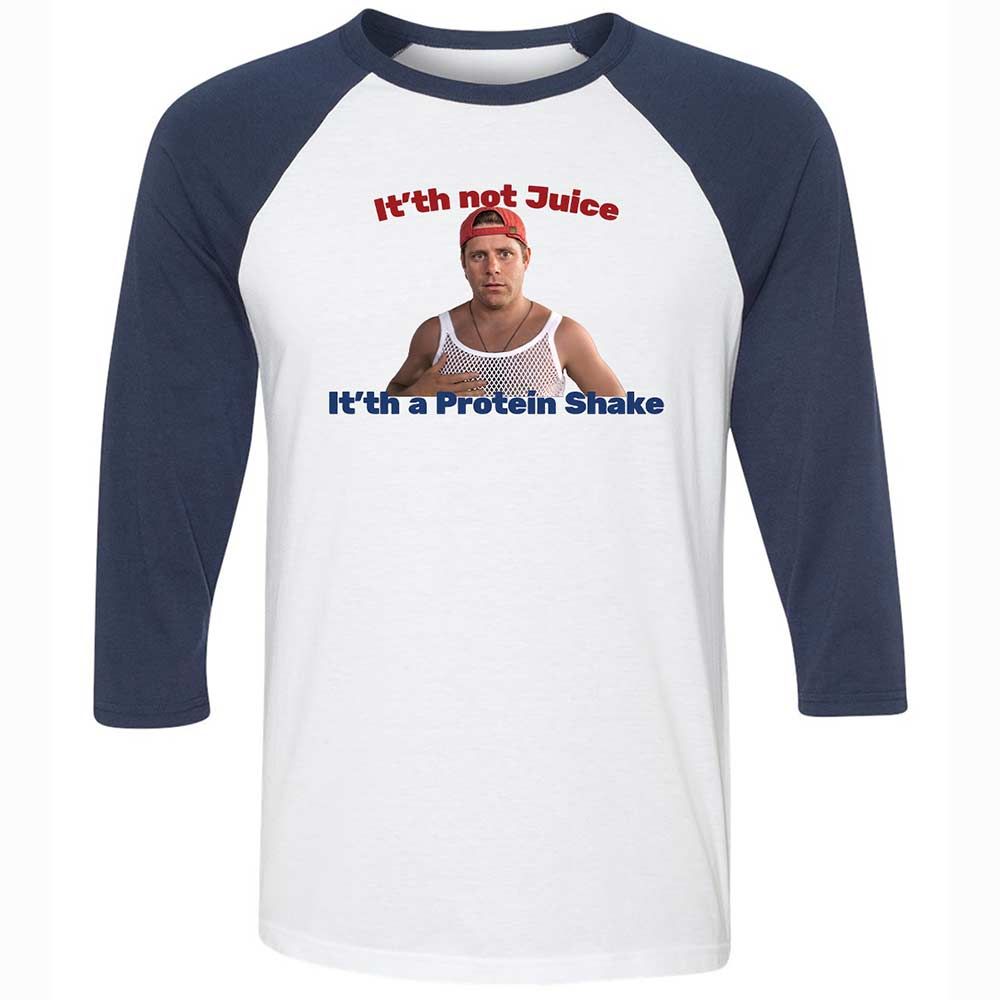 Unisex 3/4 Baseball Tee - EZJ7YNPD - White/Navy - 8