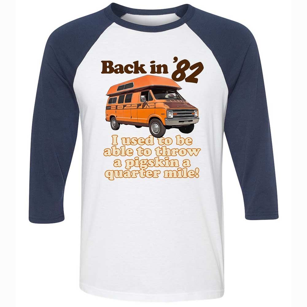Unisex 3/4 Baseball Tee - RZ1M5H5X - White/Navy - 8