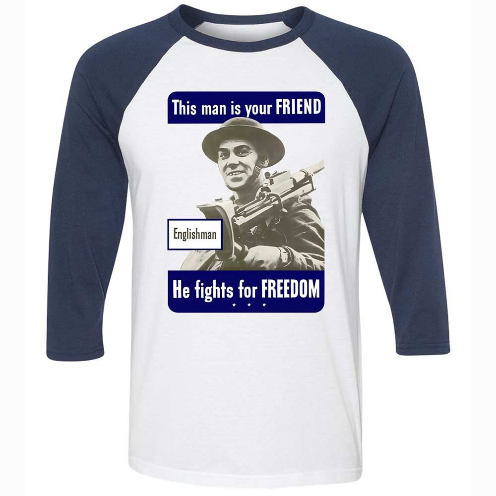 This man is your Friend - White/Navy - 8