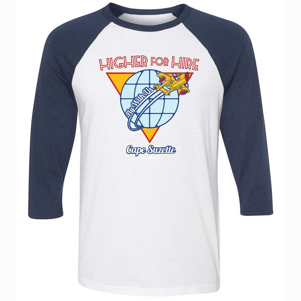 Higher For Hire - White/Navy - 8