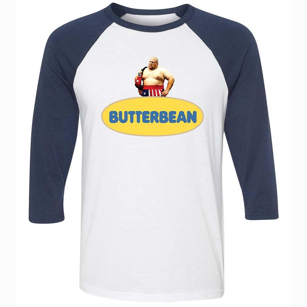 Hilarious Butterbean Boxing - White/Navy - 8