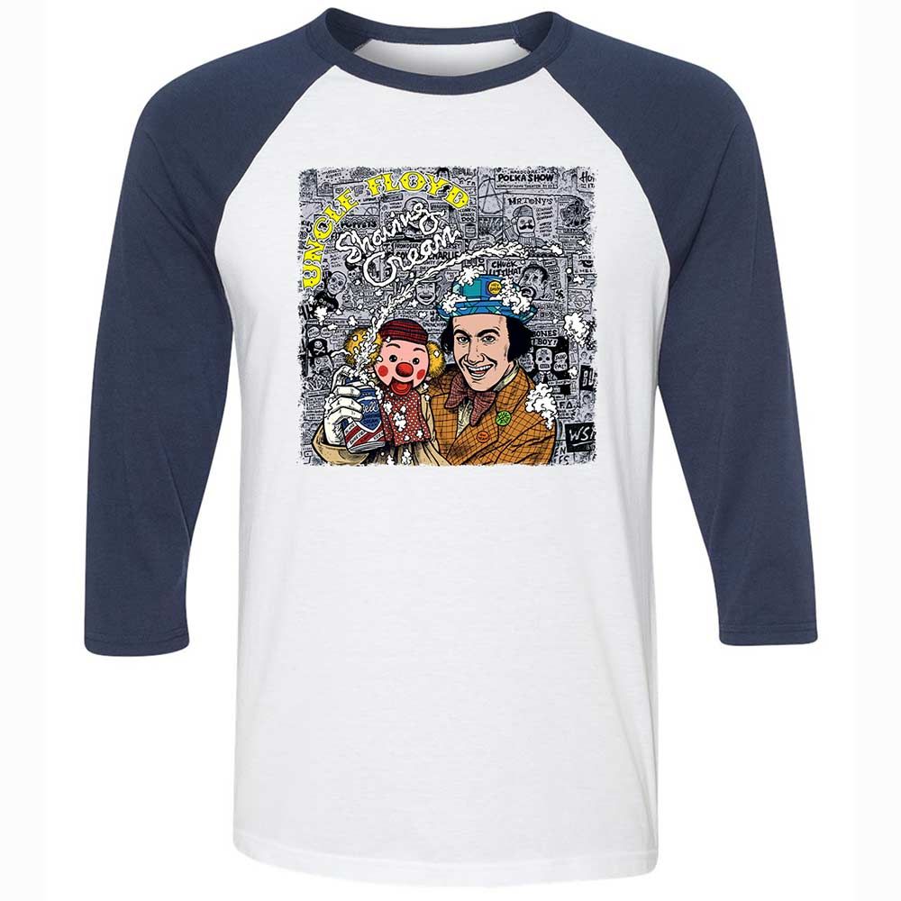 Unisex 3/4 Baseball Tee - 3HYKZ5G7 - White/Navy - 8