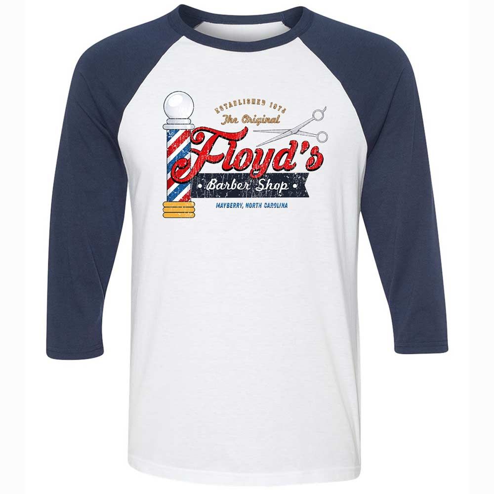 Unisex 3/4 Baseball Tee - WL653GY2 - White/Navy - 8