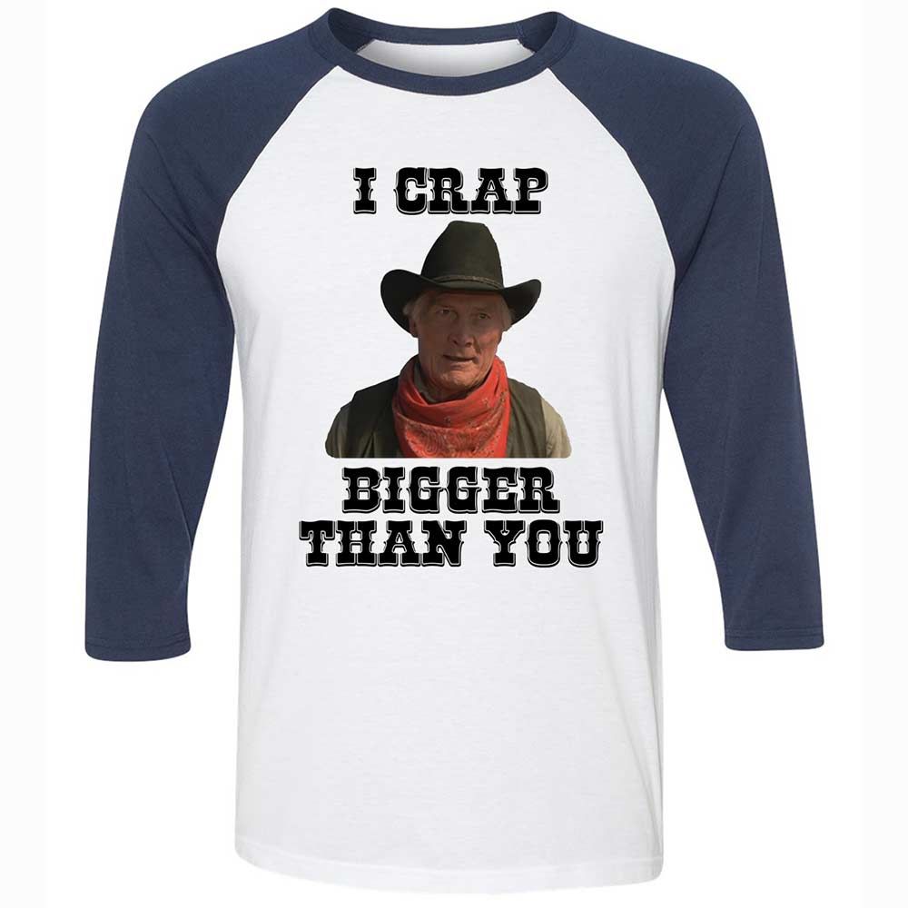 I Crap Bigger Than You - White/Navy - 8