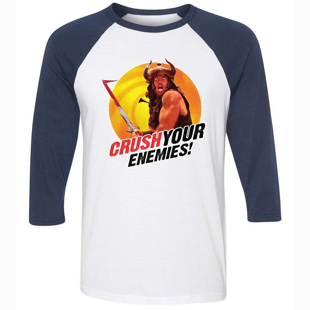 Unisex 3/4 Baseball Tee - 5FK1LWSA - White/Navy - 8