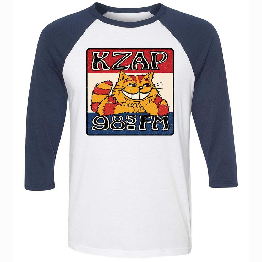 Unisex 3/4 Baseball Tee - CLFWGWH7 - White/Navy - 8