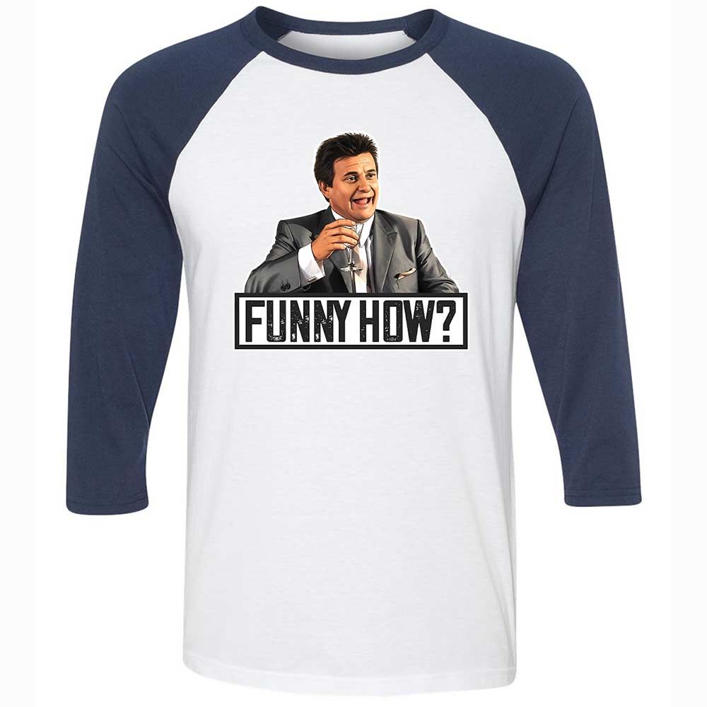 Unisex 3/4 Baseball Tee - 2HL9WL7V - White/Navy - 8