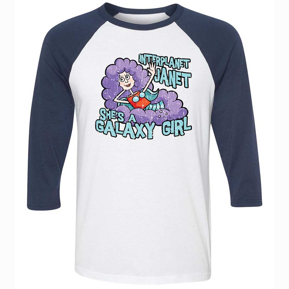 Unisex 3/4 Baseball Tee - U7WLUBC2 - White/Navy - 8