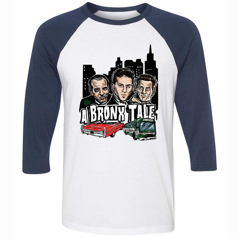 Unisex 3/4 Baseball Tee - HNGY8SPR - White/Navy - 8