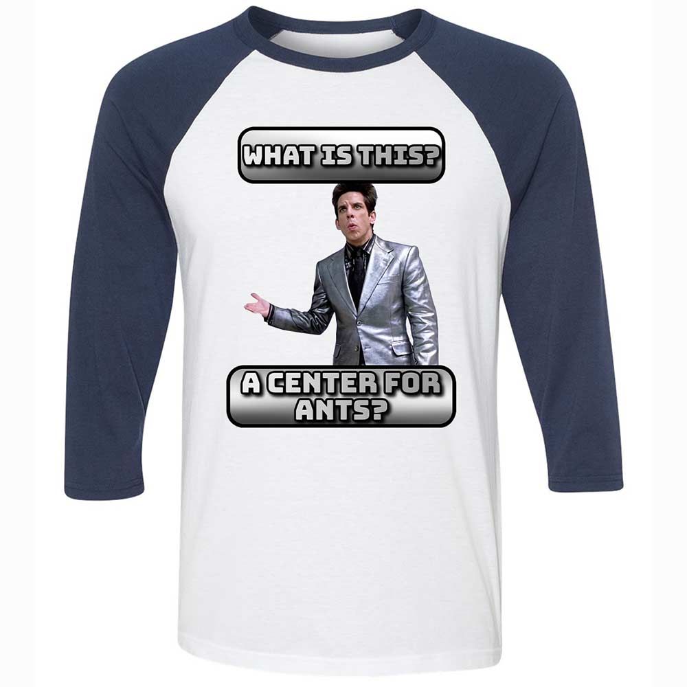 Unisex 3/4 Baseball Tee - 6YZ82BE2 - White/Navy - 8