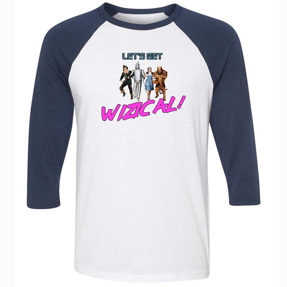 Unisex 3/4 Baseball Tee - F5HRYDB4 - White/Navy - 8