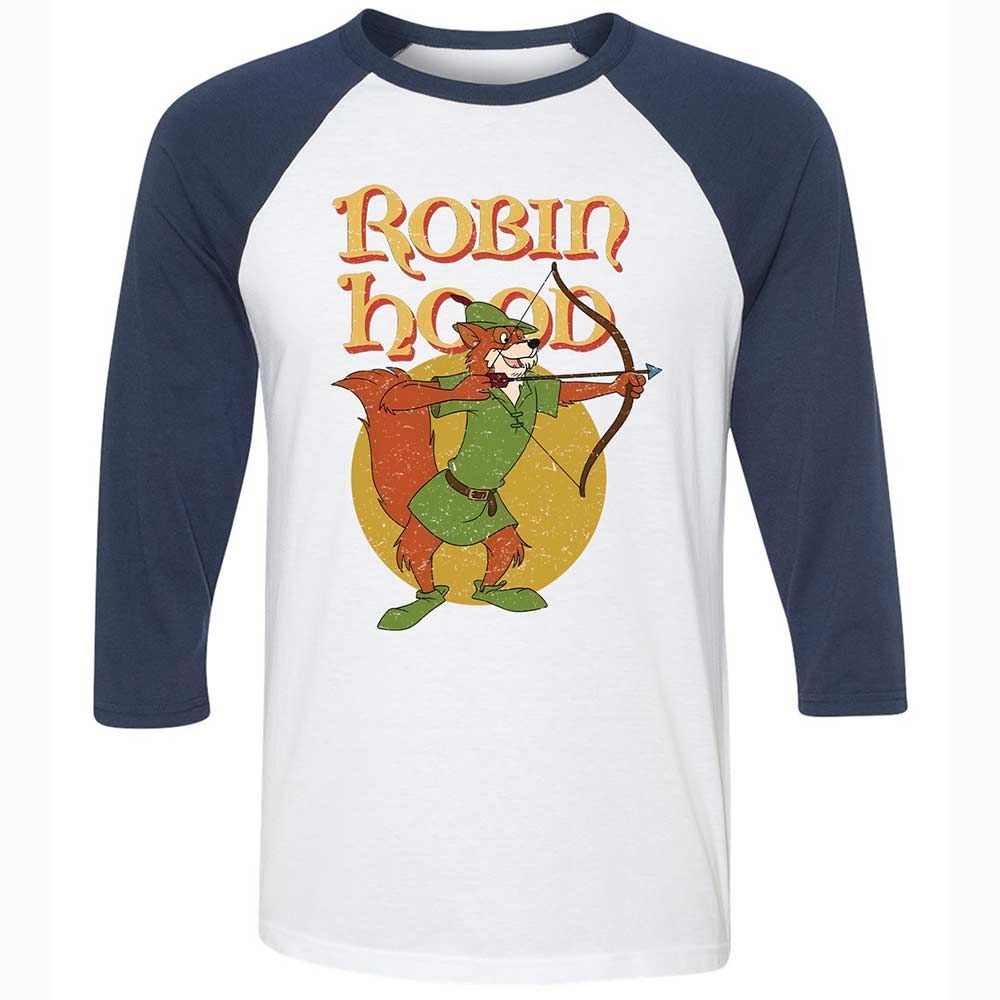 Unisex 3/4 Baseball Tee - BKK6D5LC - White/Navy - 8