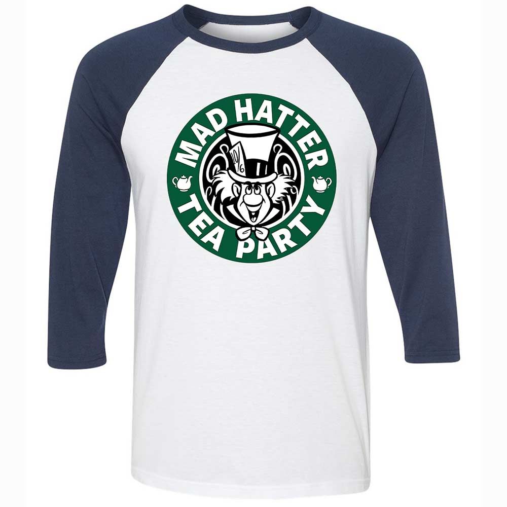 Unisex 3/4 Baseball Tee - VECAYVUY - White/Navy - 8