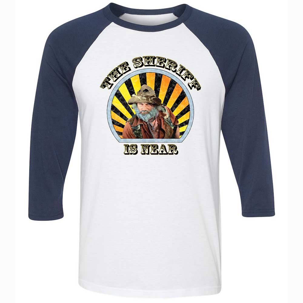 The Sheriff Is Near - White/Navy - 8