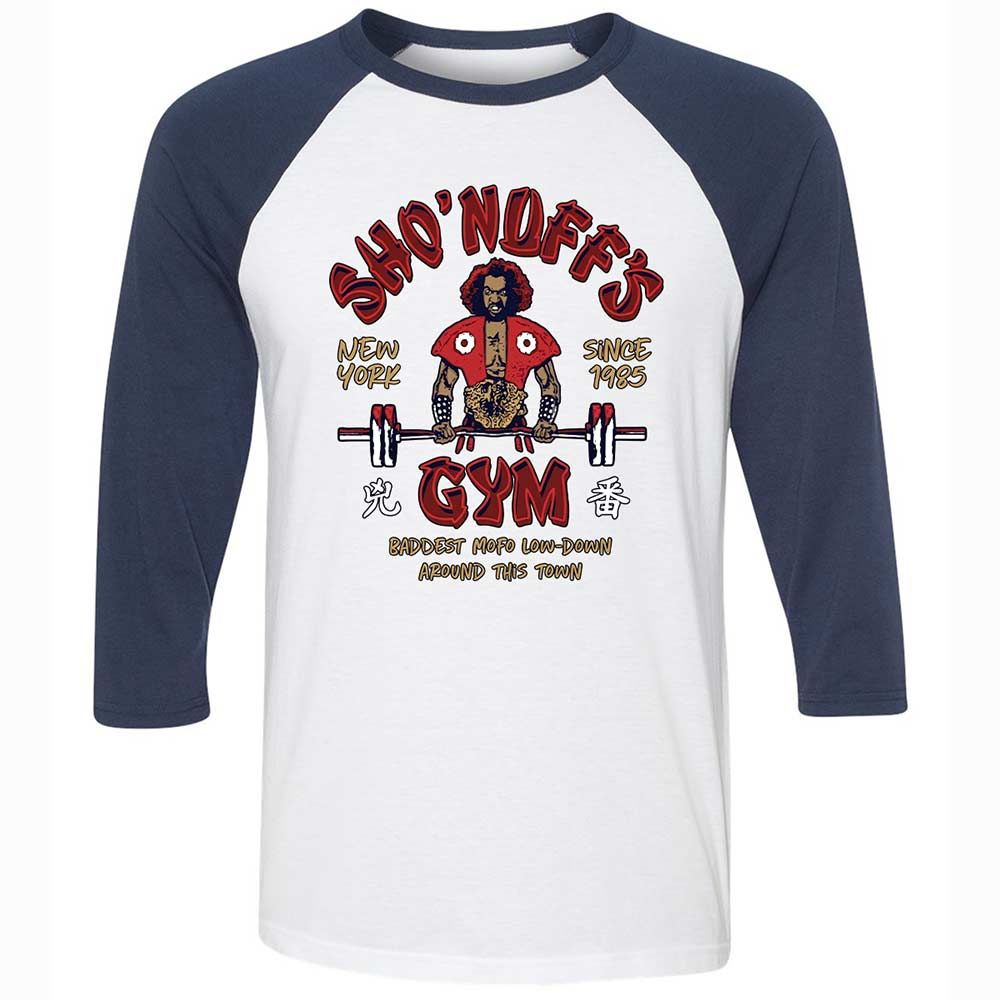 Sho'nuff's Gym - White/Navy - 8