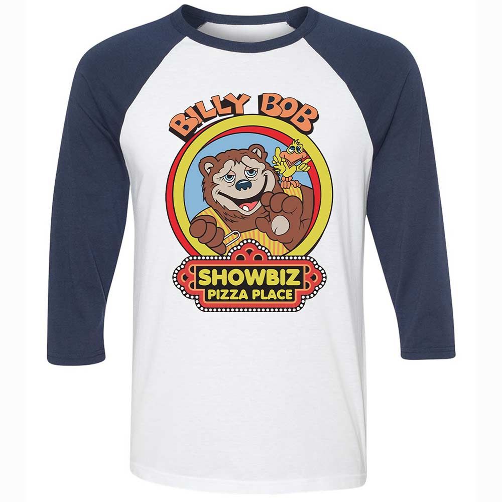 Big Bear Pizza Place - White/Navy - 8