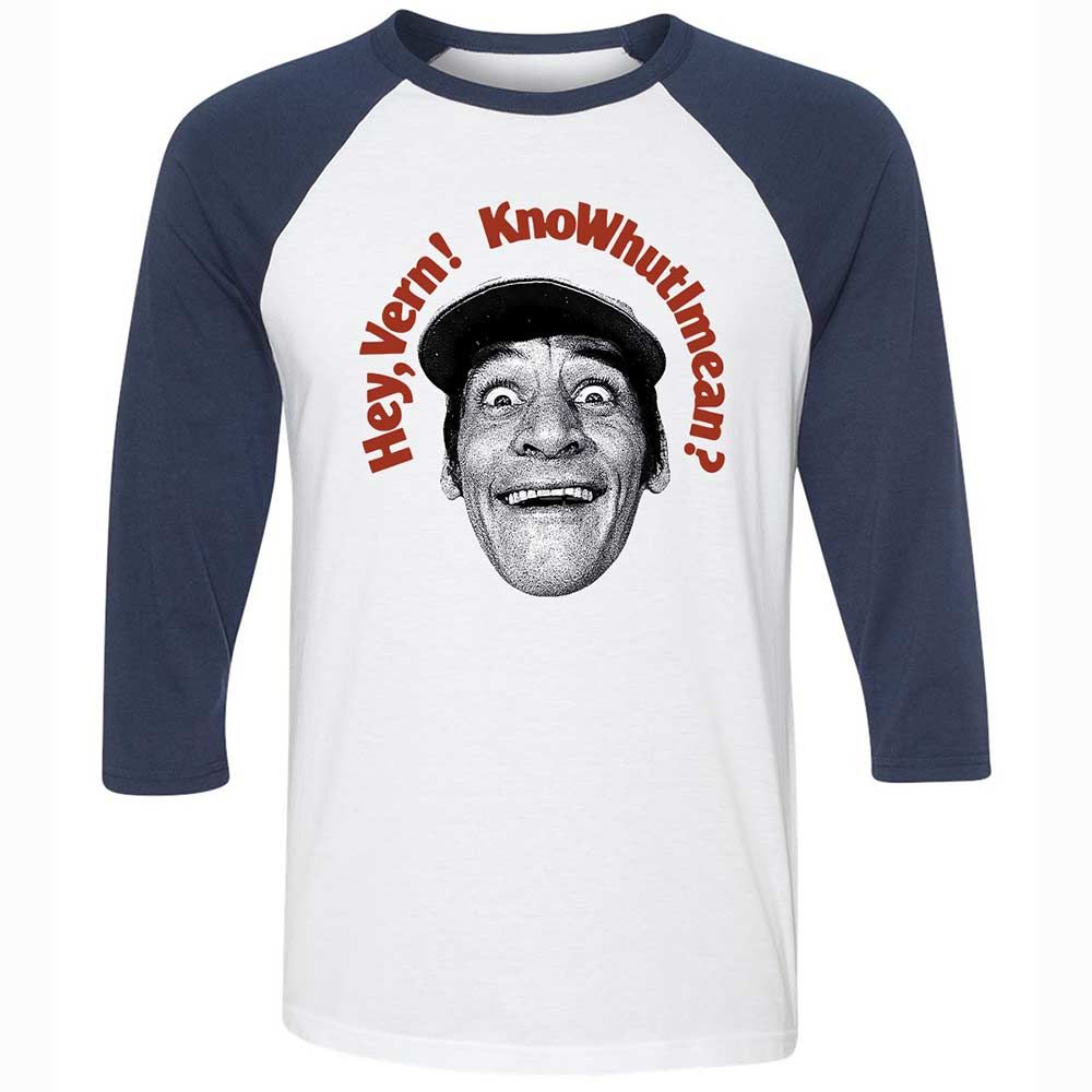 Unisex 3/4 Baseball Tee - XXH5D2YU - White/Navy - 8