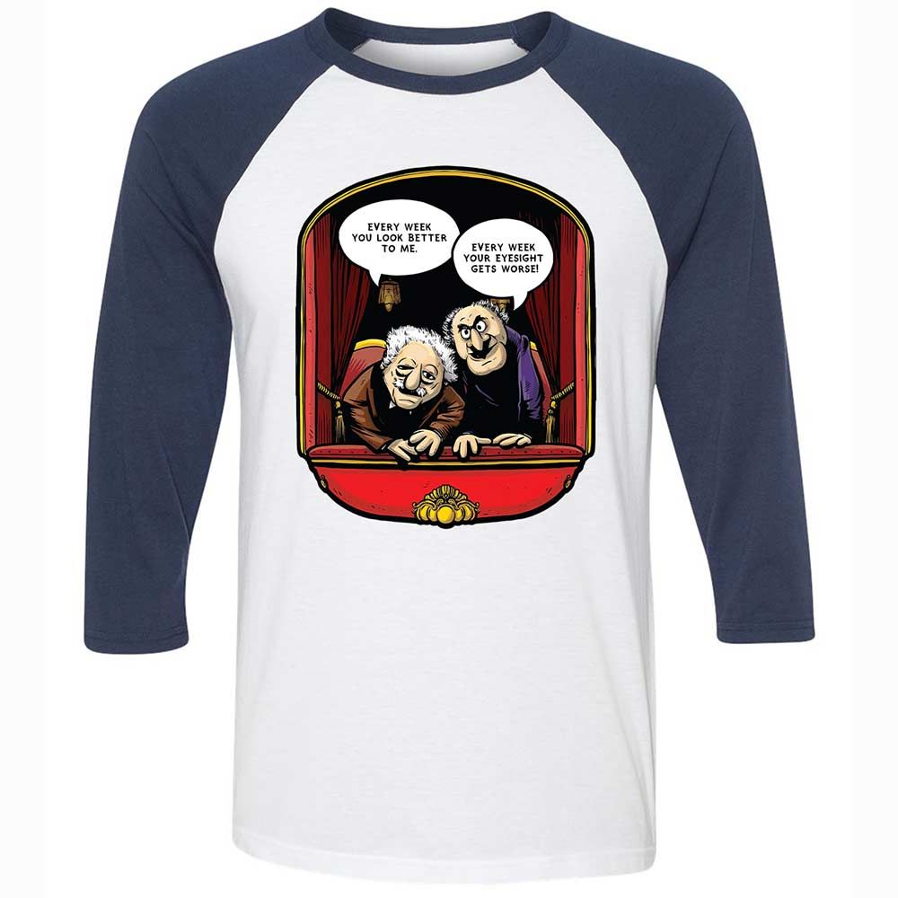 Your eyesight gets worse - White/Navy - 8
