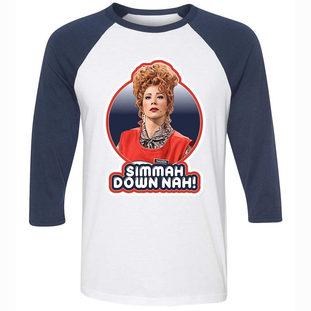 Simmah down nah! - White/Navy - 8