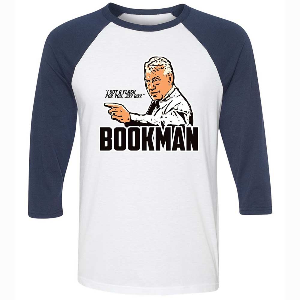 Unisex 3/4 Baseball Tee - NJ8NCLKF - White/Navy - 8