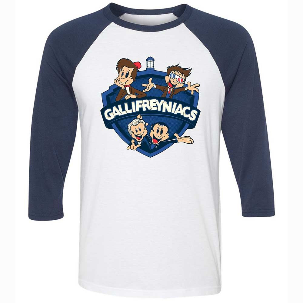 Gallifreyniacs - White/Navy - 8