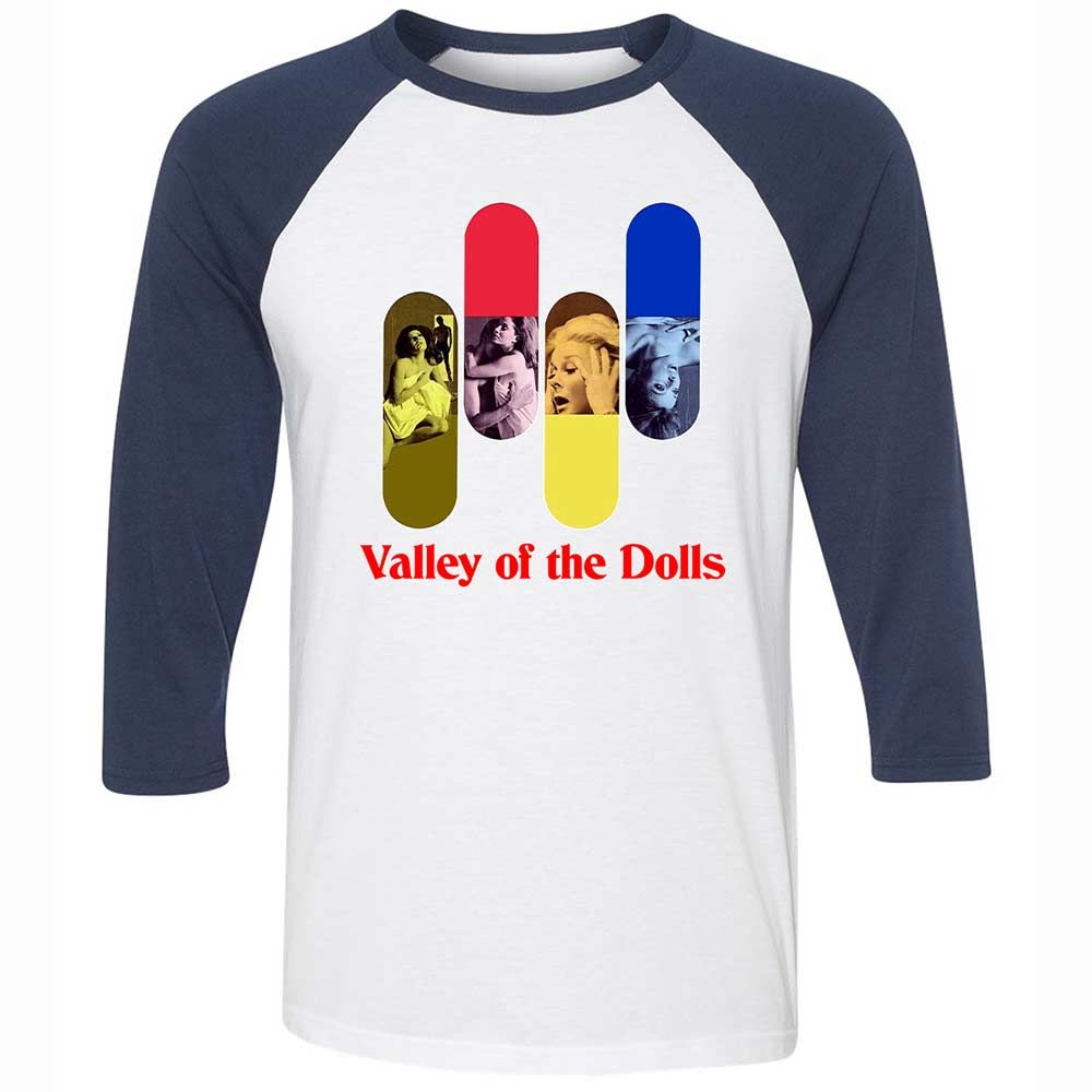 Vintage Valley Of The Dolls - White/Navy - 8