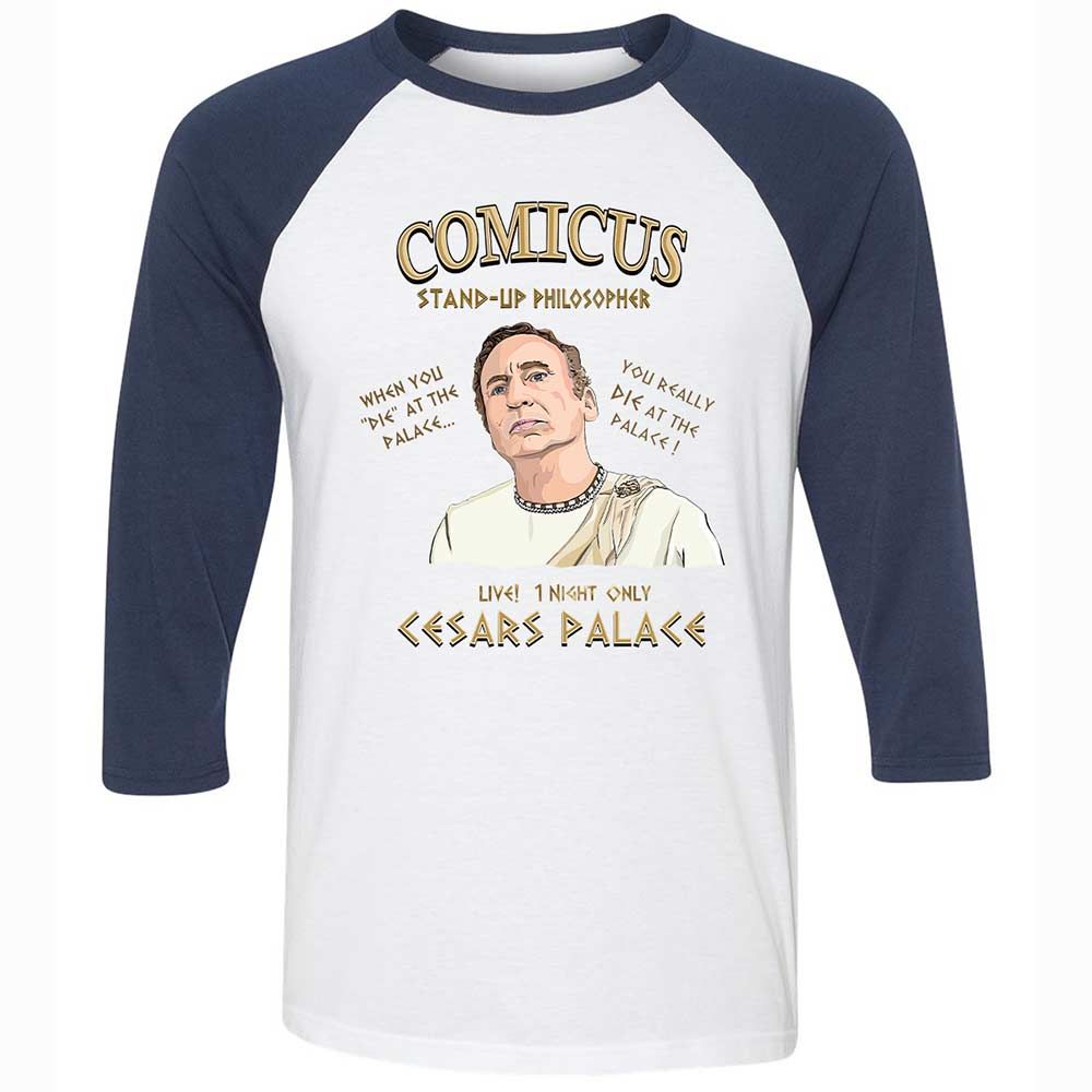 Comicus- Stand-up Philosopher - White/Navy - 8